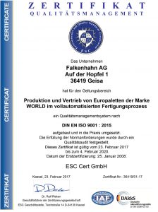 Eigenüberwachung der Produktion Eigenüberwachung der Produktion